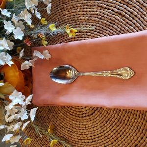 ESTIA GOURMET Cascade Floral 6 Inch Stainless Steel Teaspoon Vintage